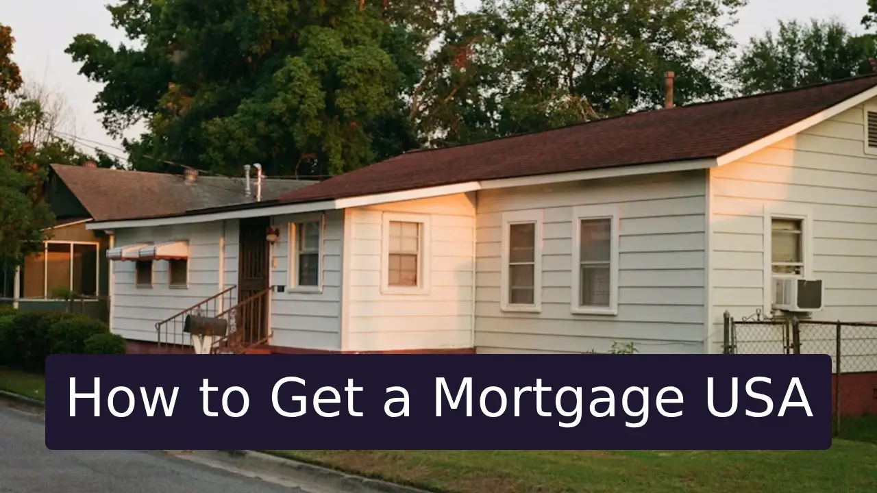 how to get a mortgage USA process flowchart